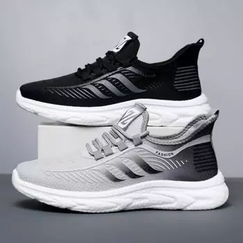 Повседневная обувь для влюбленных, модная темпераментная мужская обувь, новая летняя дышащая молодежная спортивная обувь с сеткой 36