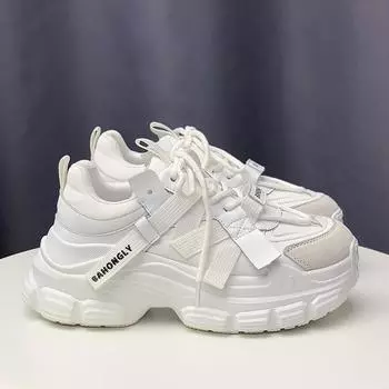 Повседневная обувь для женщин Дышащие роскошные женские кроссовки на платформе Женская обувь Кроссовки женские Осень Новинка 35