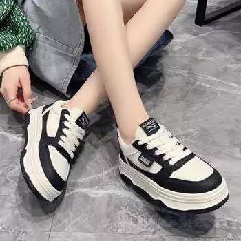 Повседневная обувь для женщин на толстой подошве спортивная обувь для сноуборда 35 чёрный