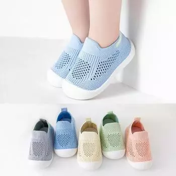 Повседневная обувь из сетчатой ткани для мальчиков и девочек. Детская обувь. 17