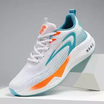 Повседневная обувь Мужская обувь Кроссовки Сетчатые кроссовки Дышащие профессиональные амортизирующие спортивные кроссовки 39 оранжевый
