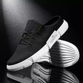 Повседневная обувь мужская плетеная сетка для вождения 2024 летняя дышащая сумка head back речные полутапочки мужская обувь 39