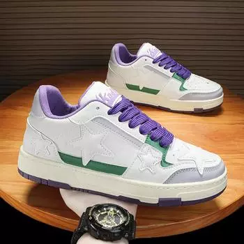 Повседневная обувь Мужские дизайнерские кроссовки Разноцветные модные туфли для скейтбординга в стиле панк-хип-хоп Пара Студенческая спортивная повседневная обувь 39