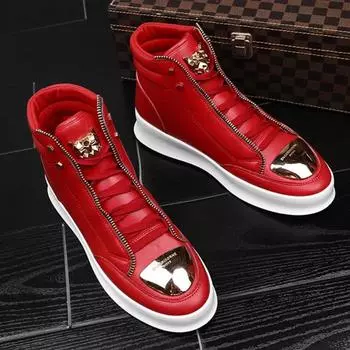 Повседневная обувь Мужские кроссовки 2025 Новые модные мужские ботильоны Леопардовые туфли на платформе Дизайнерские оригинальные мужские ботинки zapatillas 39