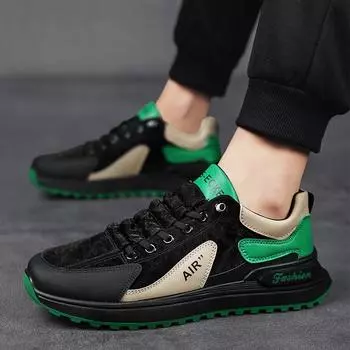 Повседневная обувь на платформе в цвете, мужская, всесезонная, новая тенденция, спортивная обувь с одной педалью, осенне-зимняя, низкая мужская обувь 39