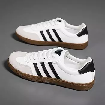 Повседневная обувь на плоской подошве на шнуровке в парном стиле, спортивная обувь для доски, универсальная мужская и женская обувь 44