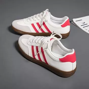 Повседневная обувь на плоской подошве на шнуровке в парном стиле, спортивная обувь для доски, универсальная мужская и женская обувь 35