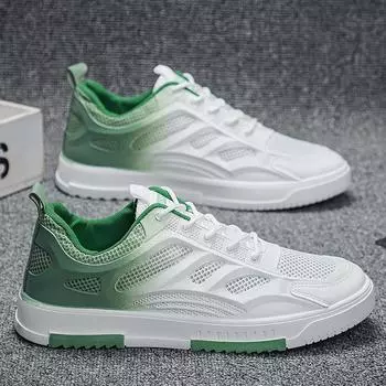 Повседневная обувь на шнуровке из сетки для мужчин Универсальные легкие удобные кроссовки для ходьбы для мужчин Теннисные туфли для мужчин больших размеров 39