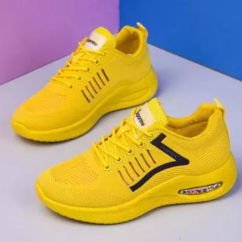 Повседневная обувь Низкие дышащие туфли Маленькие белые туфли Весенне-осенняя спортивная модная женская обувь 35 чёрный