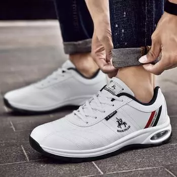 Повседневная обувь поступление танкетки мужские вулканизированные туфли нескользящие мужские кроссовки из искусственной кожи мужские кроссовки дышащие мужские 38