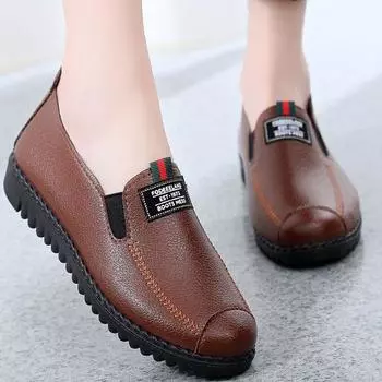 Повседневная обувь с мягкой подошвой для людей среднего и пожилого возраста, нескользящая спортивная обувь и обувь для ходьбы 35 чёрный