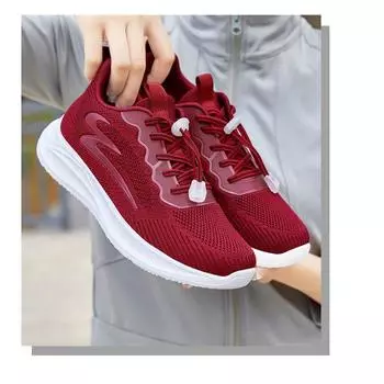 Повседневная обувь Женская весенняя летающая плетеная обувь Повседневная удобная одинарная обувь Обувь для мам Дышащая спортивная обувь для детей 36