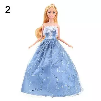 Повседневная одежда для девочек, костюмы, одежда, новейшие кукольные цветочные платья 2024 года, кукольное свадебное платье 30 см для куклы 2