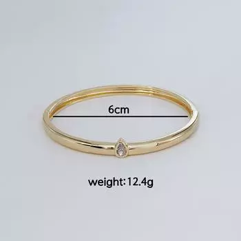 Повседневная одежда для поездок на работу Браслеты с каплями воды, ювелирные изделия с микро-инкрустацией цирконием, полные бриллиантов и тонкие кольца, браслеты, женщины