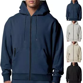 Повседневная одежда с капюшоном, толстовка с длинными рукавами, толстовка с капюшоном L чёрный