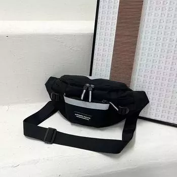 Повседневная поясная сумка маленькая женская летняя сумка 2024 года, новая мода, простая сумка через плечо, спортивная модная женская сумка-мессенджер серый