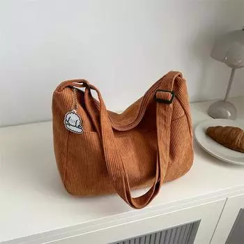 Повседневная простая сумка-тоут женская весна 2024 года, новая модная сумка-мессенджер, большая вместительная сумка через плечо для поездок на работу чёрный