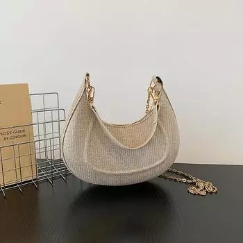 Повседневная простота, модная летняя сумка 2024 года, сумка через плечо с клапаном, женская сумка через плечо для поездок на работу чёрный