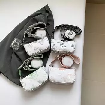 Повседневная ретро-сумка через подмышку, маленькая квадратная сумка, женская персонализированная модная сумка через плечо, летняя простая модная красивая сумка через плечо