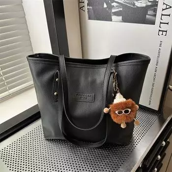 Повседневная ретро-сумка для женщин, новая осенне-зимняя модная универсальная сумка через плечо, популярная сумка-ведро