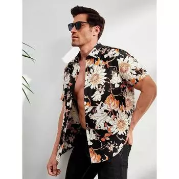 Повседневная рубашка Lymio для мужчин|| Рубашка для мужчин|| Мужская стильная рубашка || Мужская рубашка с принтом S