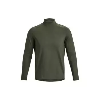 Повседневная рубашка с длинным рукавом Under Armour Rush Coldgear Mock, мужские топы, зеленый 1366059-390 XL