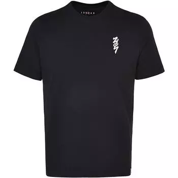 Повседневная спортивная футболка Jordan X Zion Collection, мужские топы, черная DV0844-010 M