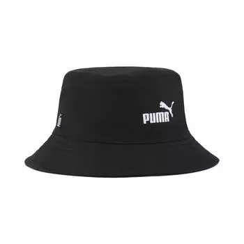 Повседневная спортивная кепка-шляпа с солнцезащитным козырьком ESS LOGO Bucket Hat 025981 25 Цвет черный [PUMA] № 1 Весна/Лето (01)