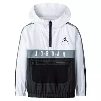 Повседневная спортивная куртка с капюшоном Jordan Colorblock с логотипом Верхняя одежда унисекс Белый JD2212015GS-001 S