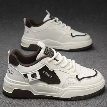 Повседневная спортивная обувь Мужская универсальная износостойкая мужская обувь Модная спортивная обувь для отдыха Кроссовки для бега Баскетбольная обувь Кроссовки для сноуборда Студенческая повседневная обувь 39 коричневый