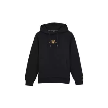 Повседневная спортивная толстовка с капюшоном Lining X Disney Collaboration Non-Shoe Series, женские топы, черный AWDQ582-3 L