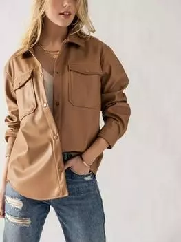 Повседневная стильная женская рубашка цвета байкерского загара из натуральной кожи ягненка, ручная работа, мягкая XS дубильная кора