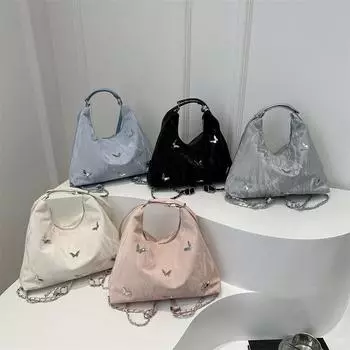 Повседневная сумка большой вместимости, модный повседневный рюкзак для поездок на работу, простая и модная сумка через плечо Without pendant