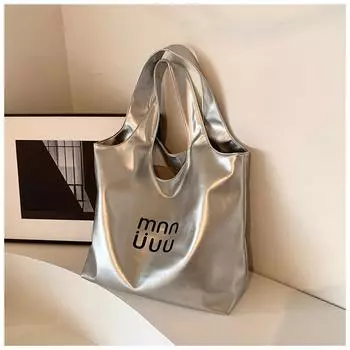 Повседневная сумка большой вместимости женская 2024 новая модная сумка через плечо для поездок на работу студенческая сумка для занятий сумка-тоут чёрный