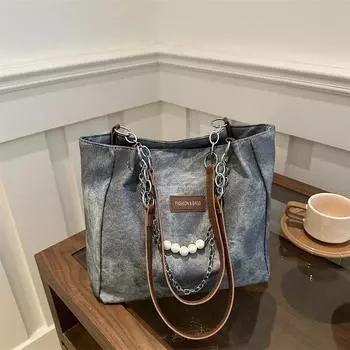 Повседневная сумка большой вместимости, женская сумка для студентов колледжей, модная сумка через плечо для поездок на работу