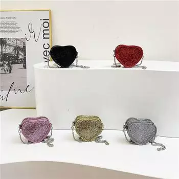 Повседневная сумка-цепочка на одно плечо Love Crossbody, модная простая летняя новая простая популярная маленькая сумка для женщин