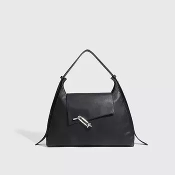 Повседневная сумка через плечо All-lock Hand Bill Bag Bag для подмышек Большая вместимость женская сумка чёрный