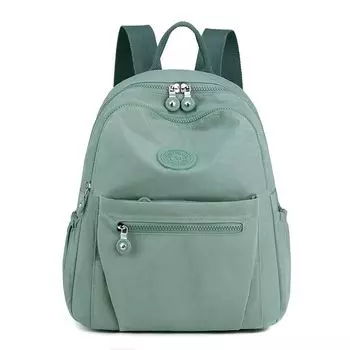 Повседневная сумка через плечо большой емкости для студентов, водонепроницаемый легкий рюкзак из ткани Оксфорд, износостойкий небольшой рюкзак для путешествий One Size фиолетовый