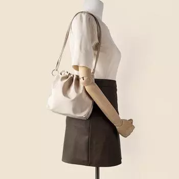 Повседневная сумка через плечо для женщин с завязками на шее, модная сумка-ведро, простая сумка через плечо серый