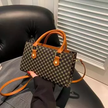 Повседневная сумка через плечо для женщин Сумки на плечо Ретро мода кошелек и сумочка Сумки для мам и детей для девочек Дизайнерские сумки one size чёрный