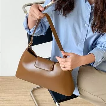 Повседневная сумка через плечо из искусственной кожи для женщин, вместительные сумки-шопперы, простые и универсальные женские сумки для покупок, модные, новые