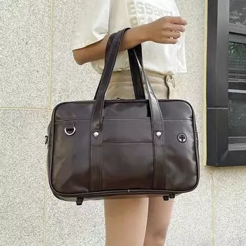 Повседневная сумка через плечо из ПУ для учеников младших классов, школьная сумка, сумка в стиле аниме, сумки-тоут для женщин