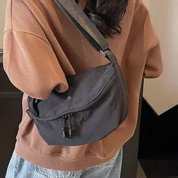 Повседневная сумка через плечо на одно плечо для мужчин и женщин. Одинаковый стиль сумки из ткани для стирки, простая, легкая и многофункциональная сумка на грудь