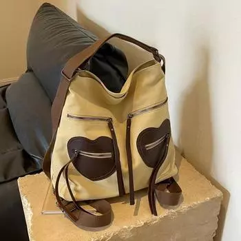 Повседневная сумка через плечо с прочным внутренним отделением для женщин, мягкие нейлоновые сумки с карманом на молнии, высокое качество