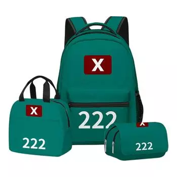 Повседневная сумка через плечо с рисунком из мультфильма для учеников младших классов средней школы, рюкзаки большой вместимости One Size