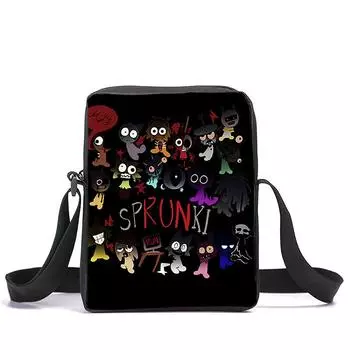 Повседневная сумка через плечо Сумка через плечо с креативным принтом Сумка через плечо One Size