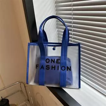 Повседневная сумка для поездок на работу 2024 года, летняя новая модная простая сумка-тоут большой вместимости, нишевая трендовая сумка через плечо чёрный