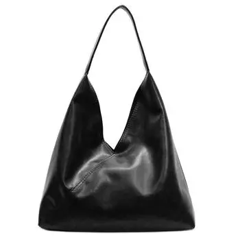 Повседневная сумка для поездок на работу большой вместимости, женская новая универсальная модная женская сумка, сумка через плечо, сумка через плечо чёрный