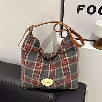 Повседневная сумка-мессенджер для поездок на работу 2024 года, новая зимняя сумка, женская модная персонализированная сумка-тоут, сумка через плечо с нишевым дизайном зелёный