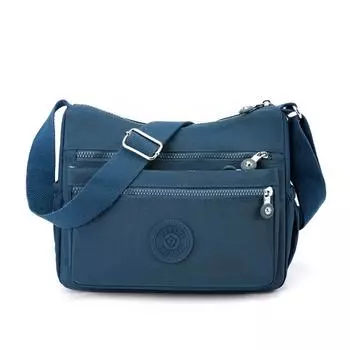 Повседневная сумка-мессенджер для покупок Легкая водоотталкивающая нейлоновая сумка Простая универсальная сумка Модная женская сумка через плечо 28*13*22cm